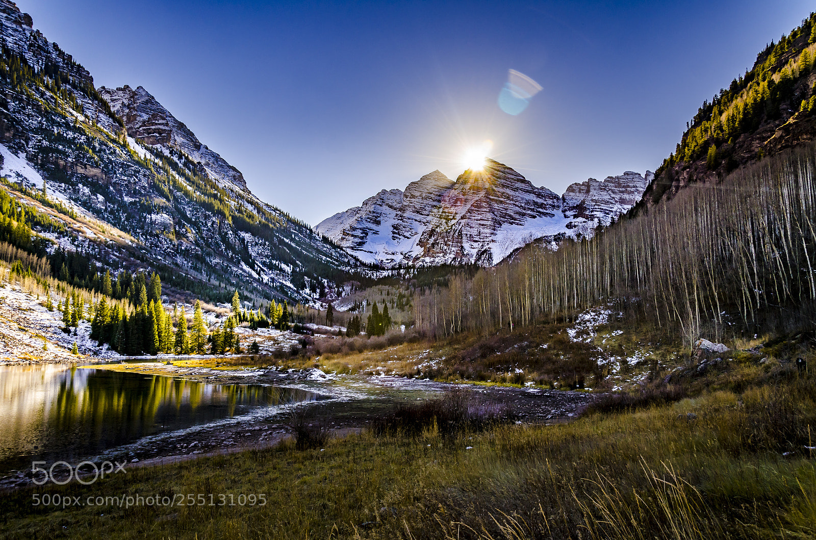 Nikon D7000 sample photo. Maroon bells at sunset photography
