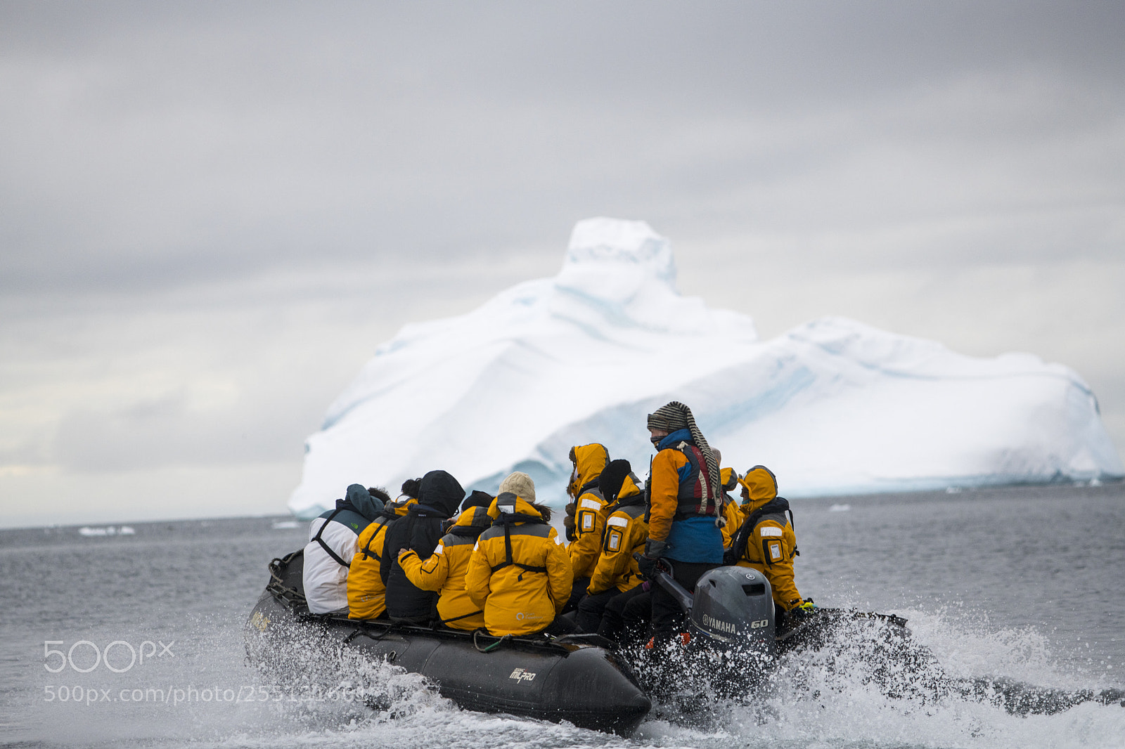 Nikon D850 sample photo. Zodiac cruising in antarctica photography
