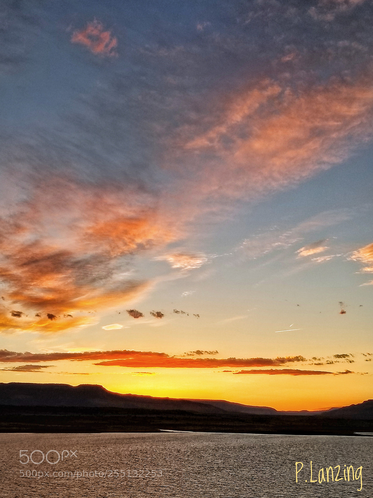 Samsung Galaxy S8+ sample photo. Abiquiu lake and sky photography