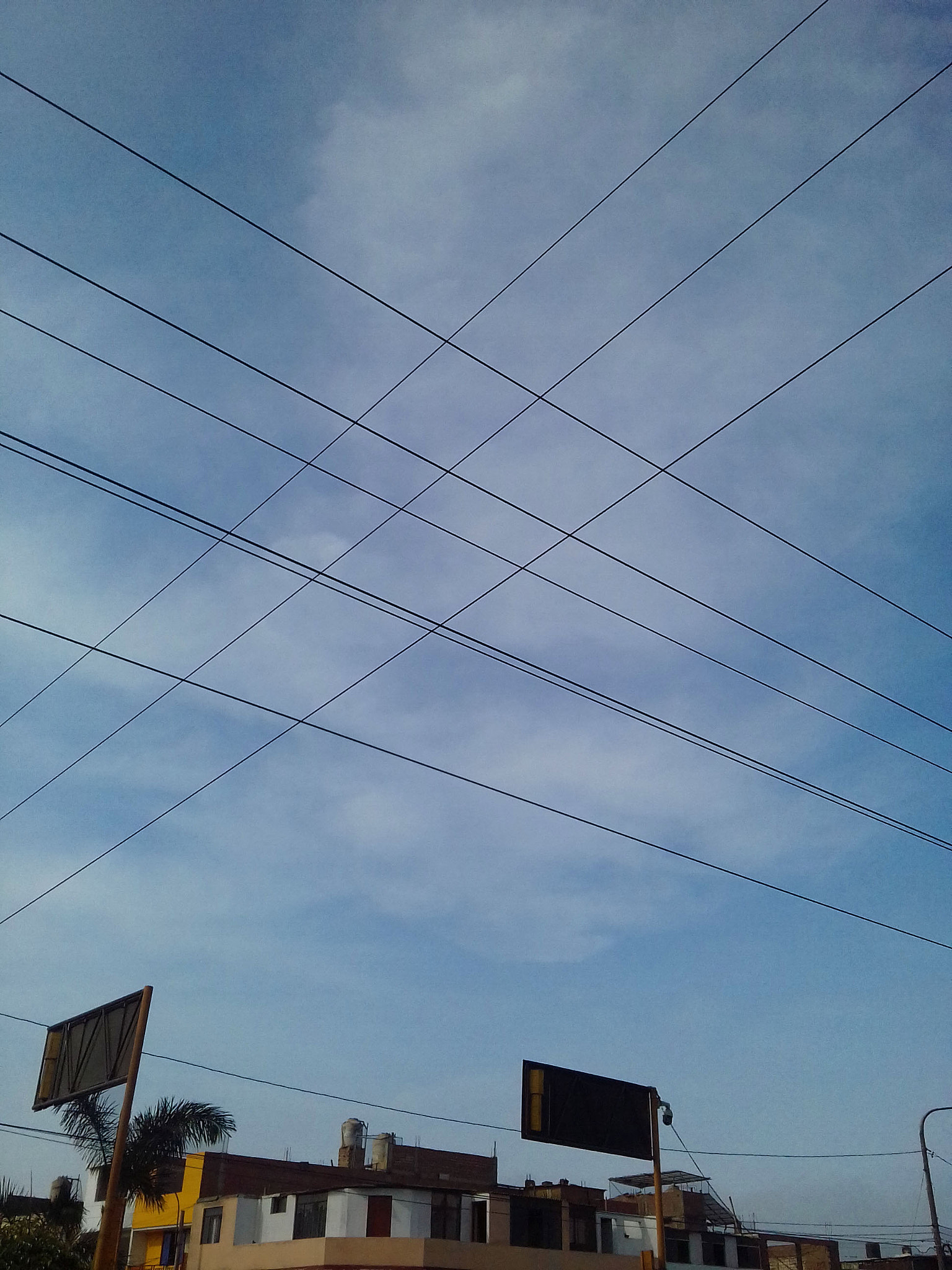 Samsung Galaxy J1 Mini Prime sample photo. Cielo con cables photography