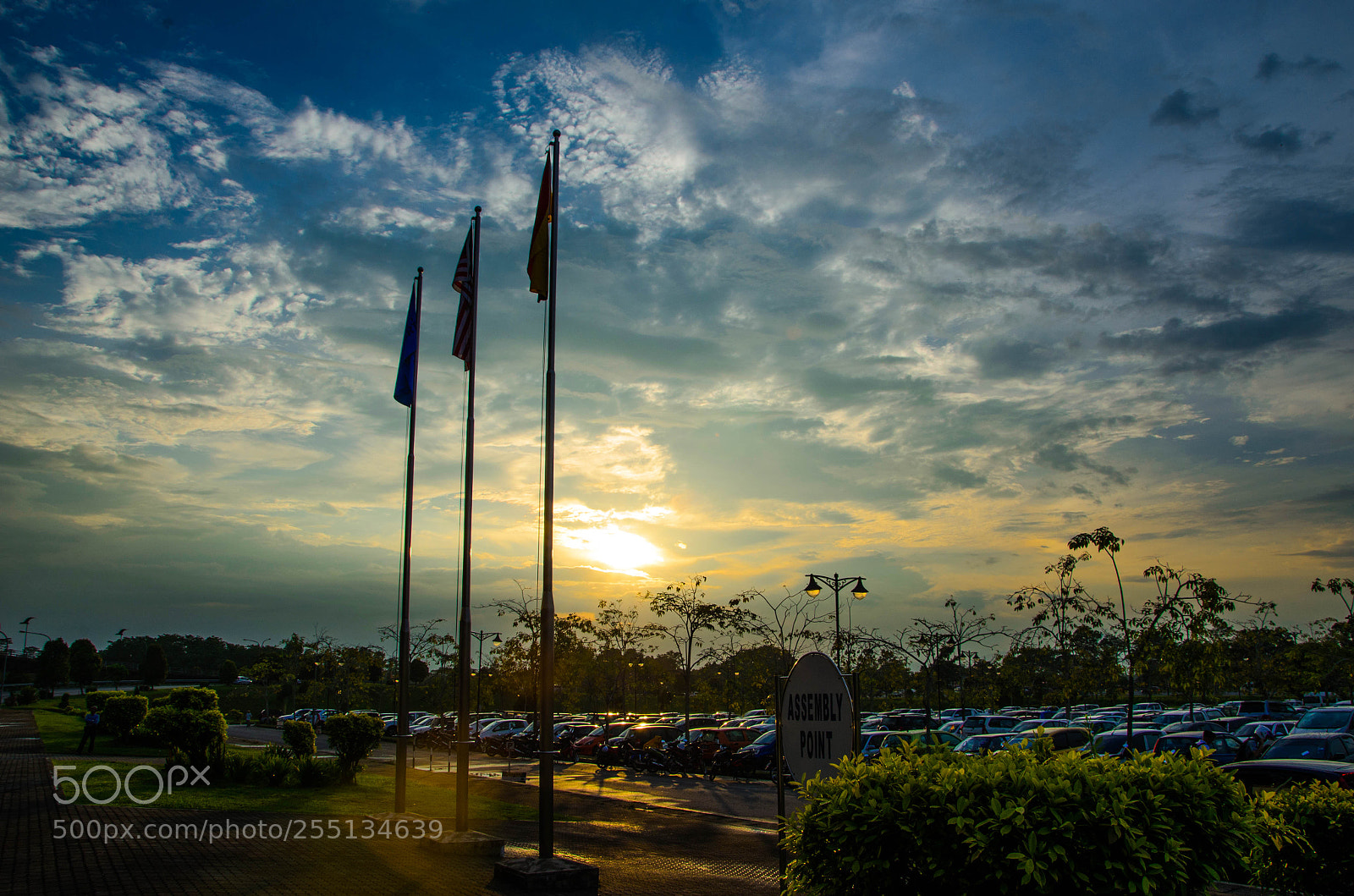 Nikon D7000 sample photo. Sunset at airport photography