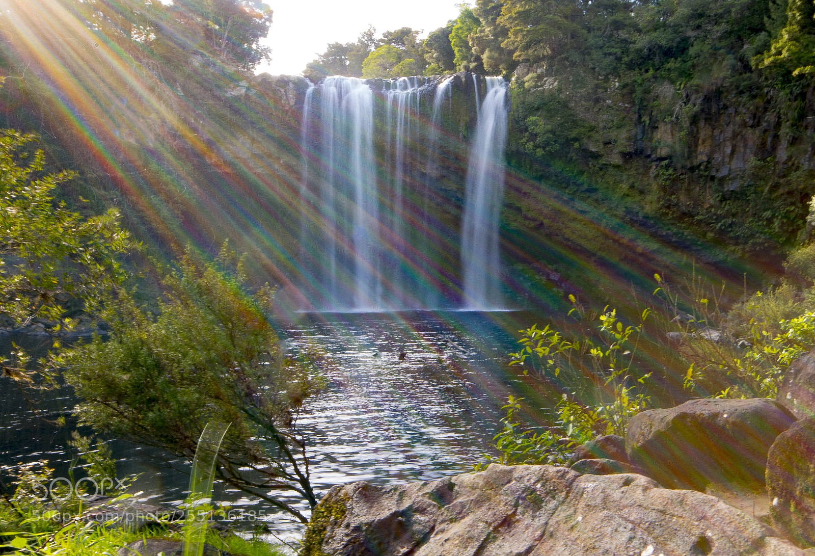 Canon EOS 70D sample photo. Rainbow falls photography