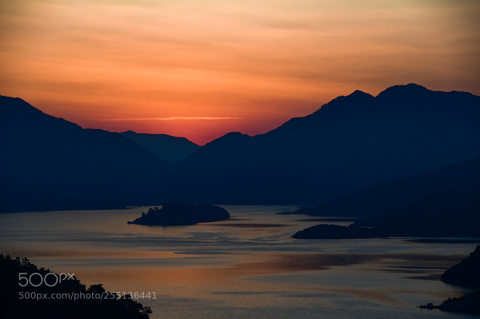 Nikon D850 sample photo. Daybreak over marmaris bay photography