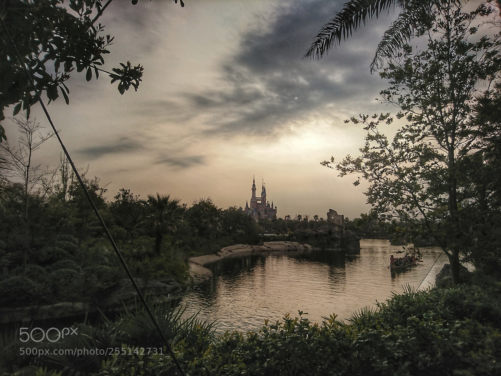 Sony Xperia XZ sample photo. Disneyland castel photography
