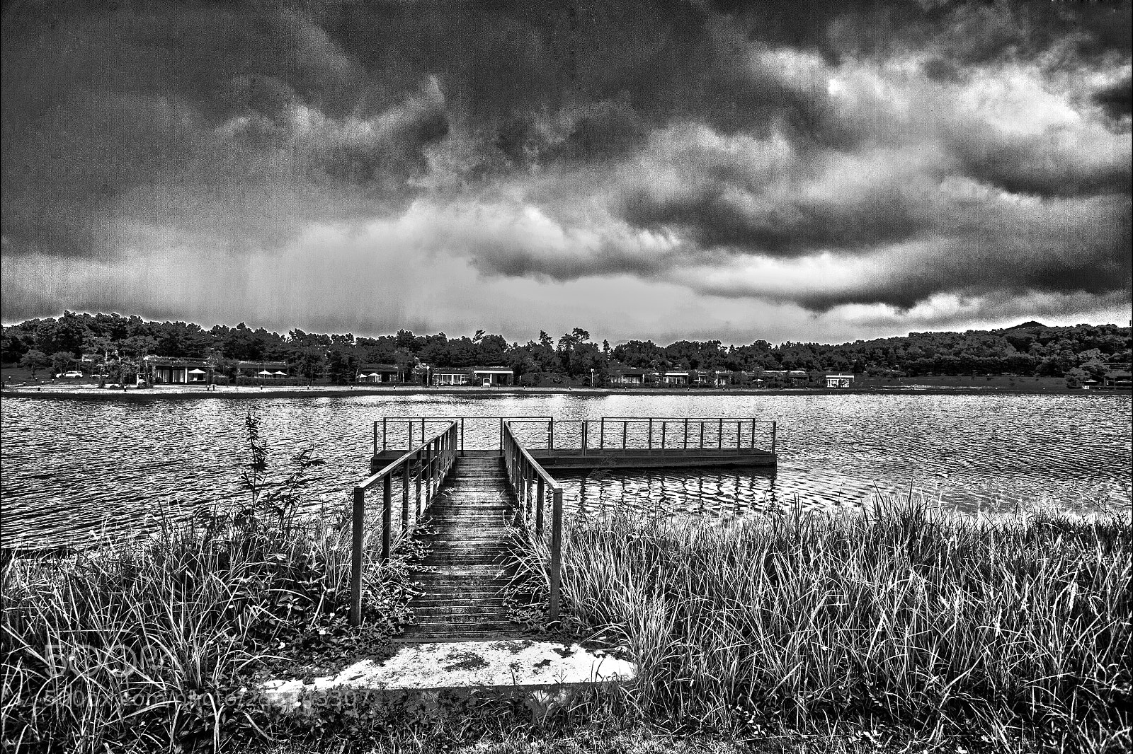 Canon EOS 5D sample photo. Lake view black and photography