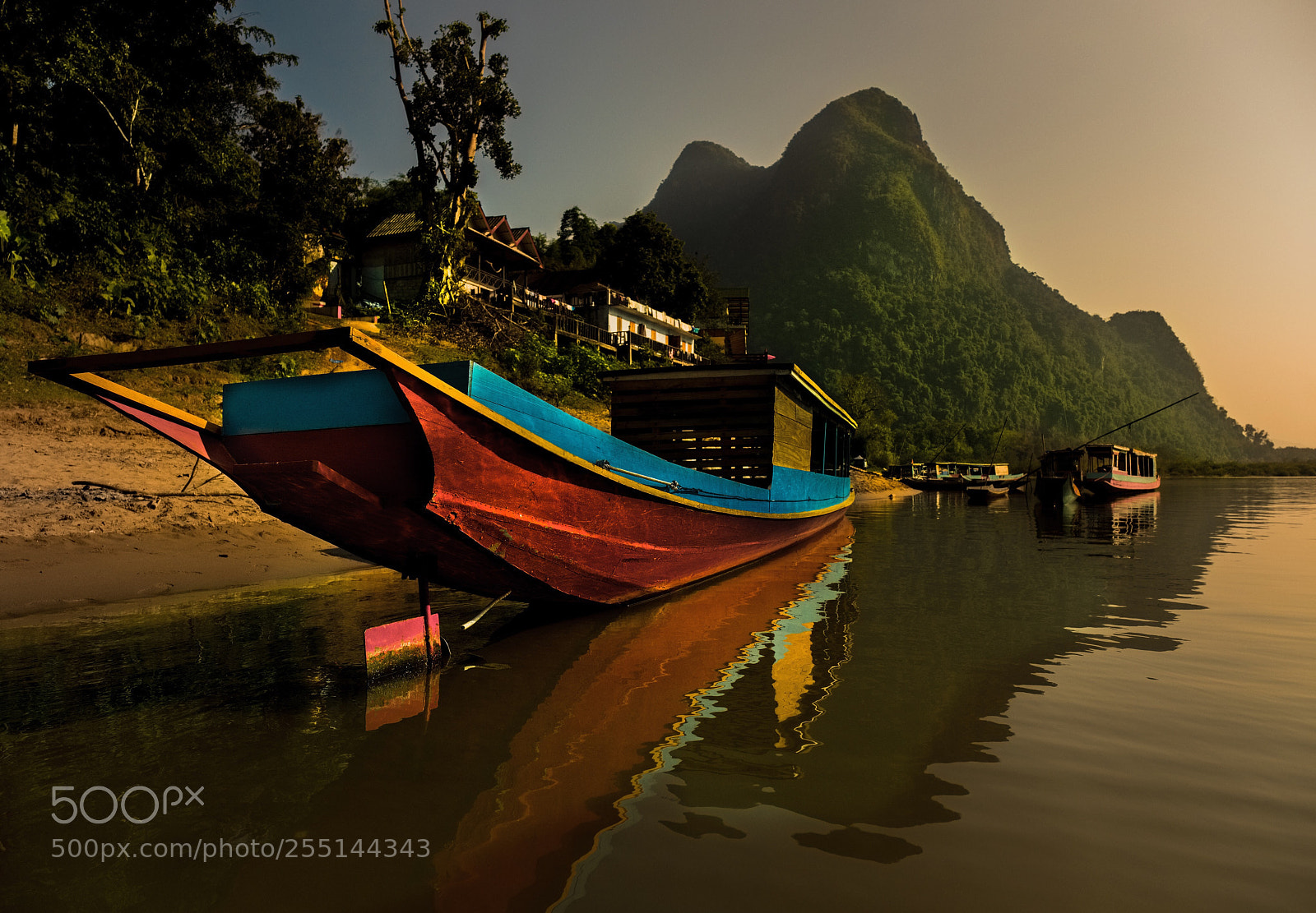 Fujifilm X-T2 sample photo. Nam ou  river (laos) photography