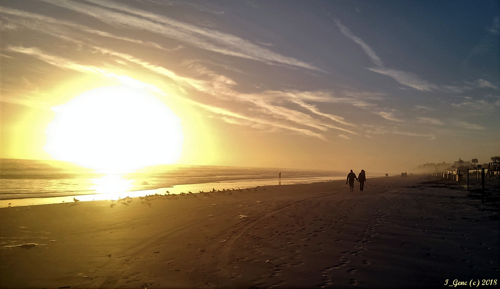 HTC ONE sample photo. Sunrise at daytona beach photography