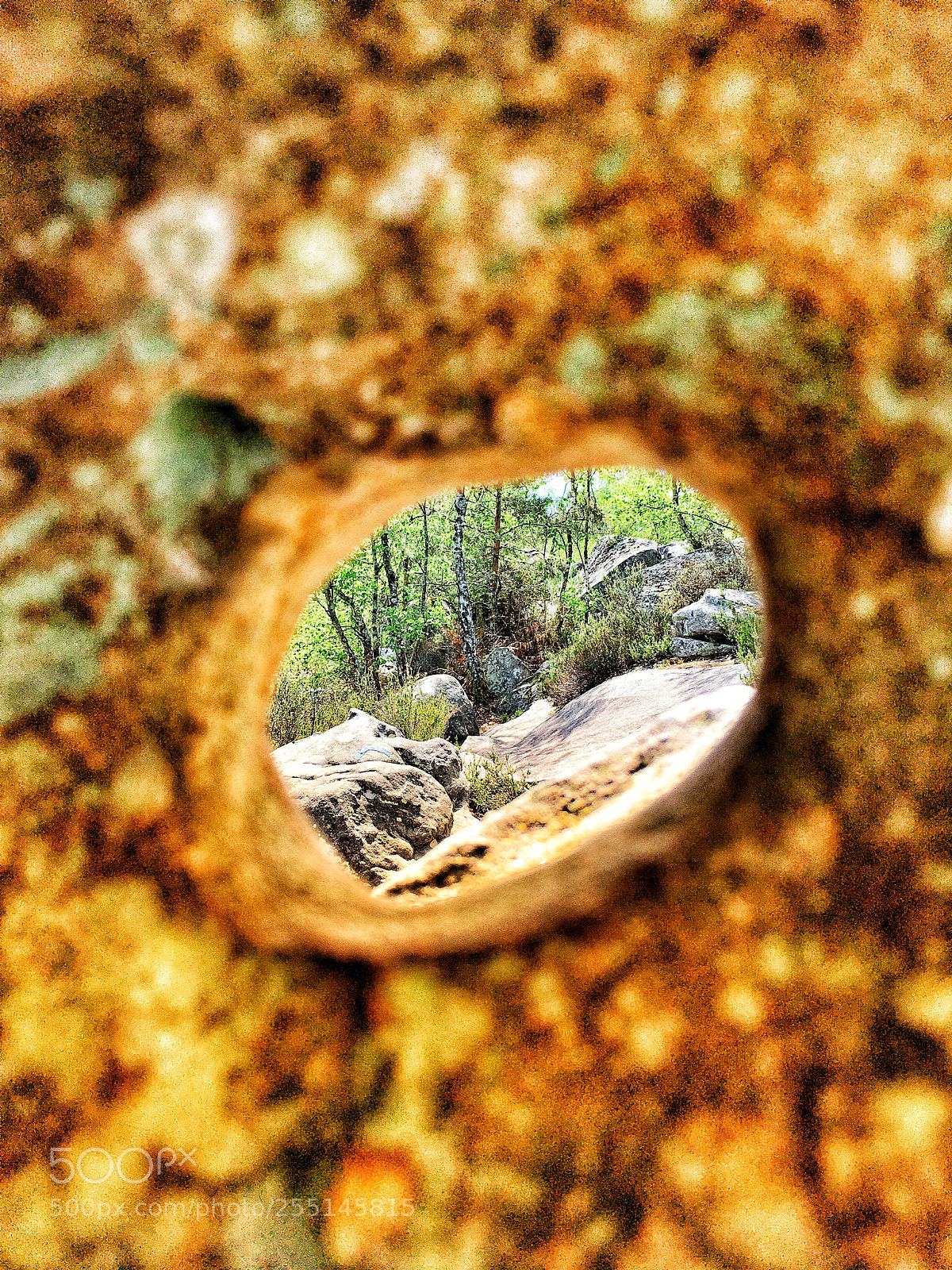 Apple iPhone 6s sample photo. Hole in stone  photography
