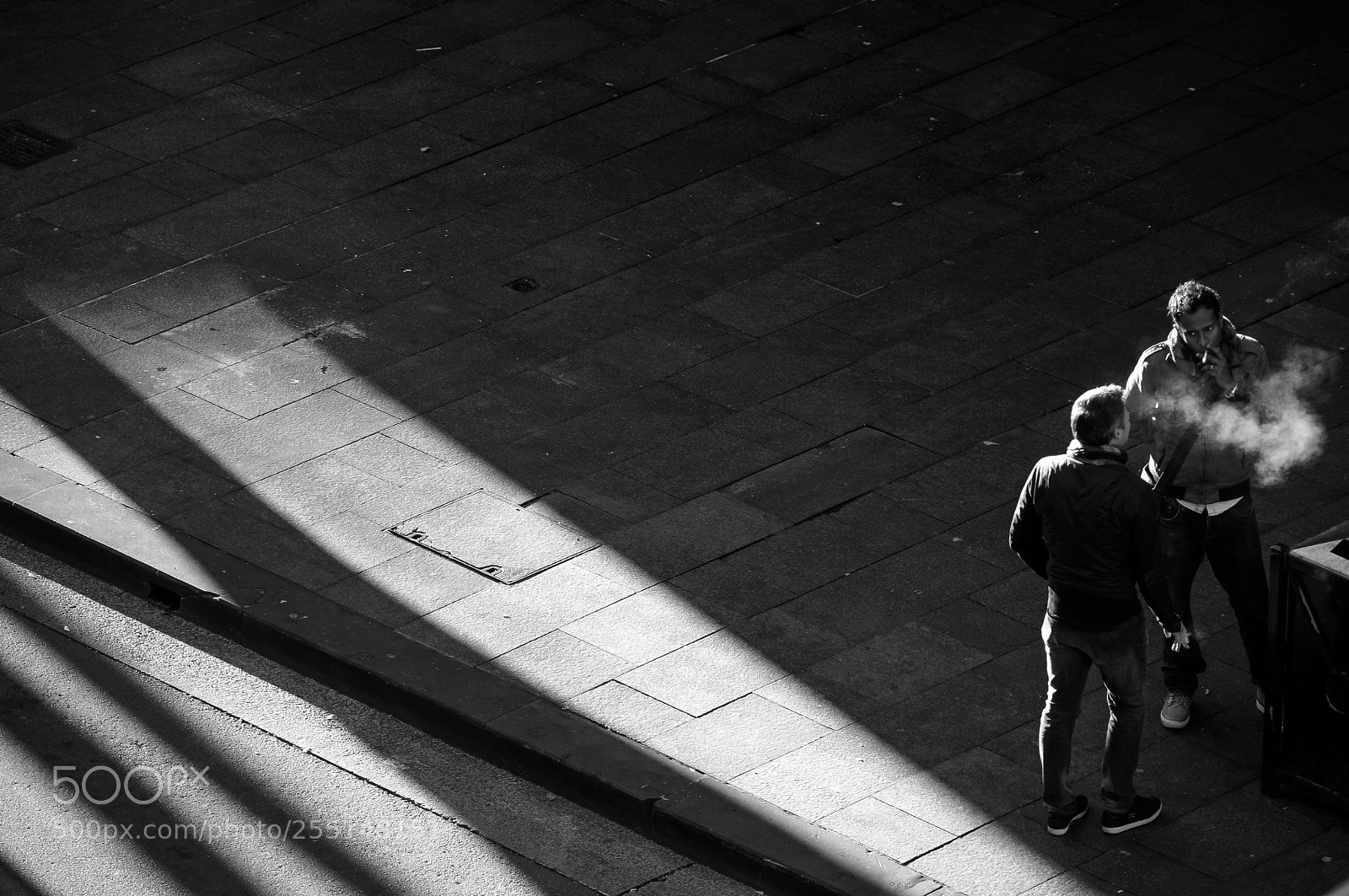 Pentax K-x sample photo. Smoke & shadows photography