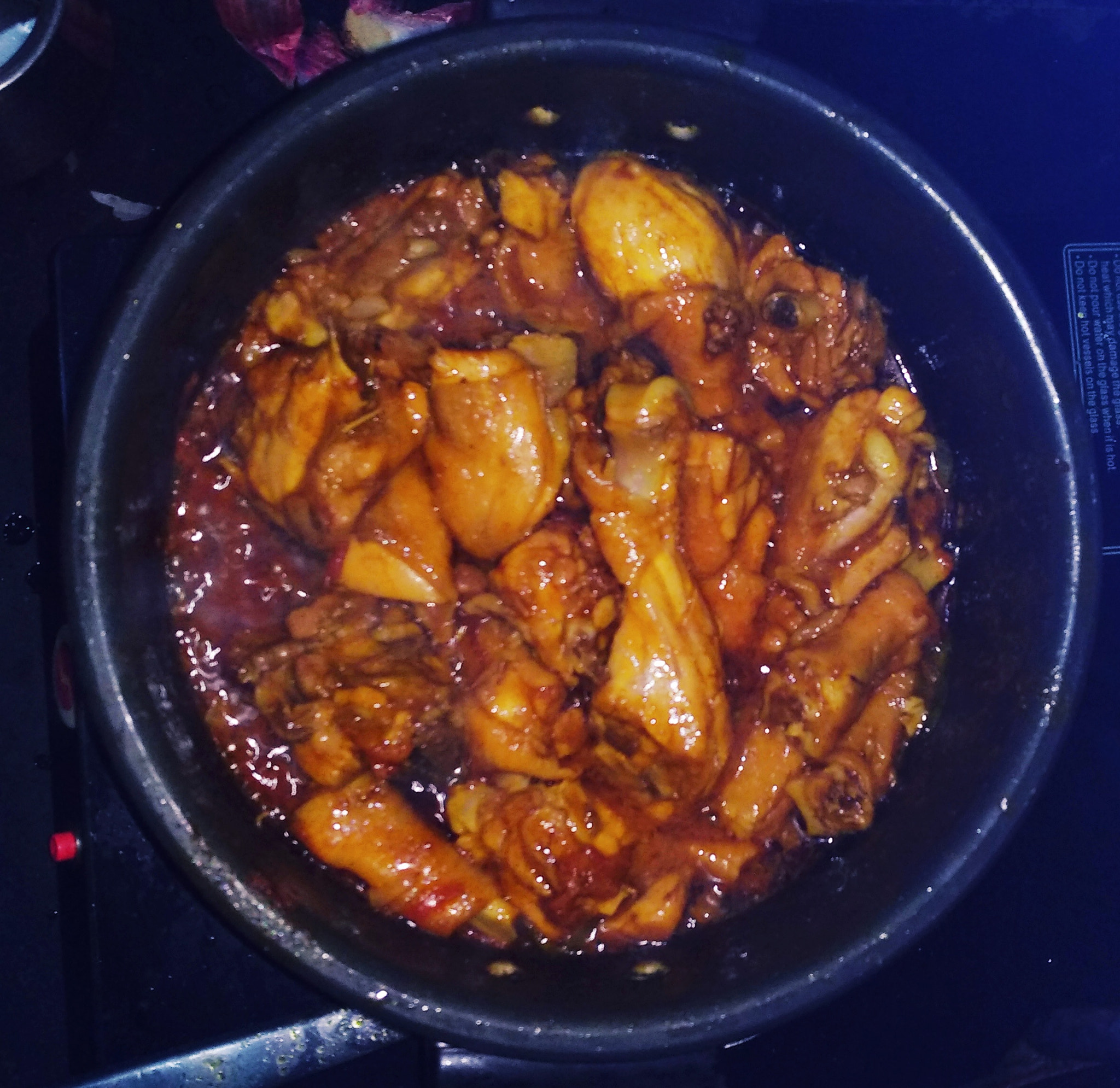 Xiaomi MI MAX 2 sample photo. Red chilly chicken masala photography