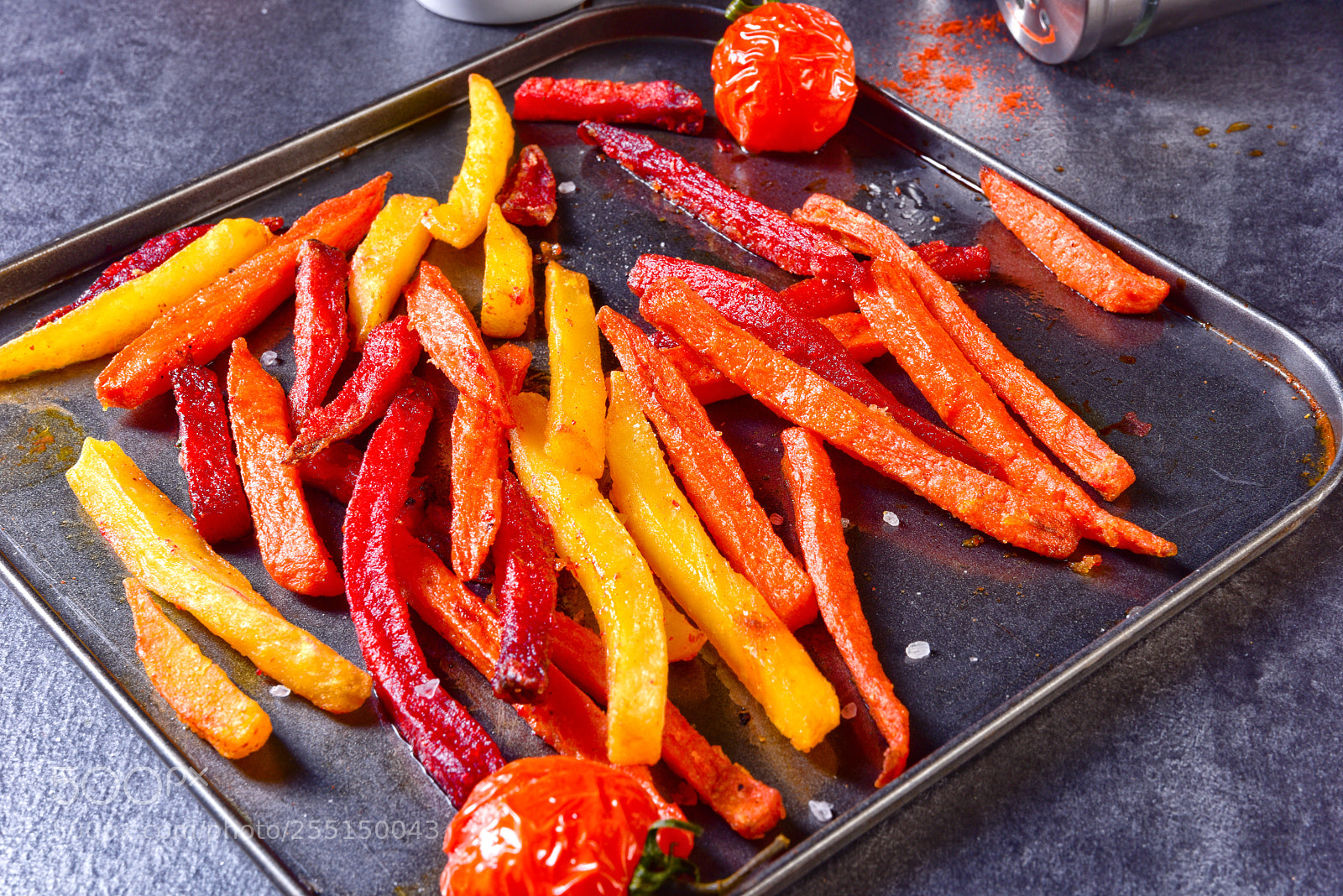 Nikon D810 sample photo. Colorful vegetable fries from photography