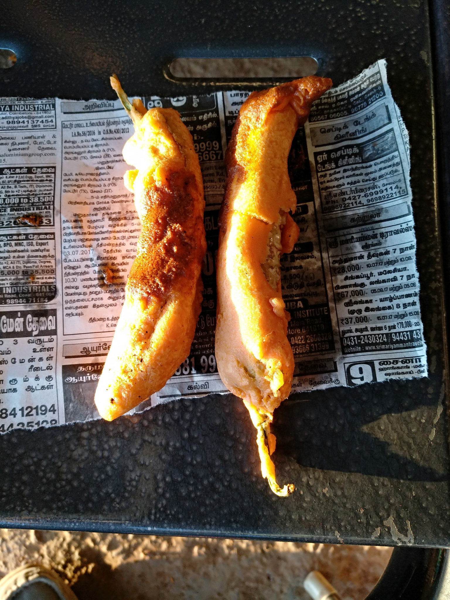 Xiaomi MI MAX 2 sample photo. Mirchi bajji... photography