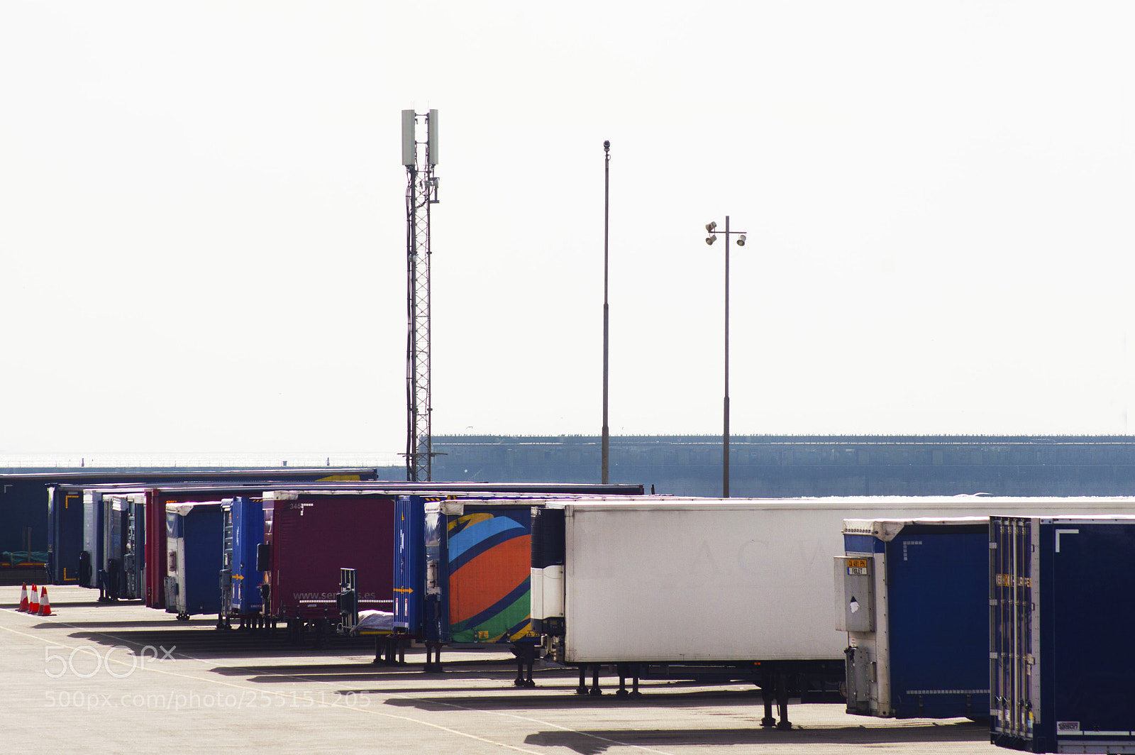 Nikon D3200 sample photo. Trailers parked photography