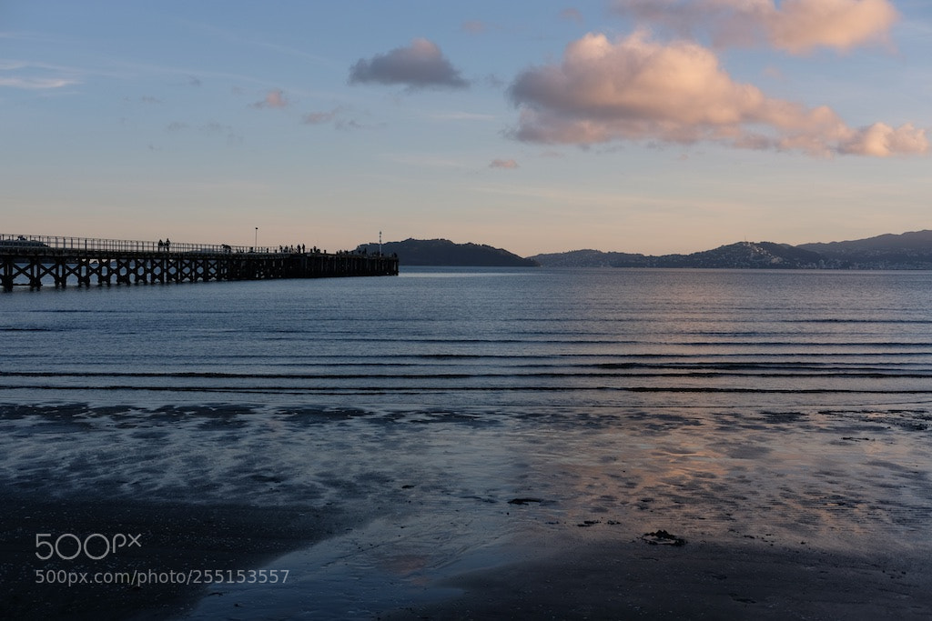 Fujifilm X-T2 sample photo. Petone beach late afternoon photography