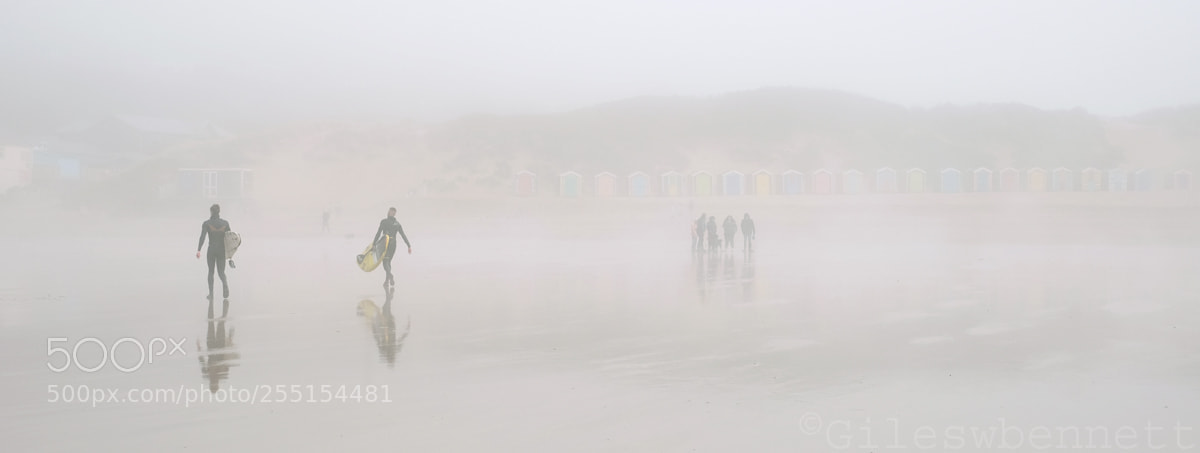 Fujifilm X-T1 sample photo. Surfing in the mist photography