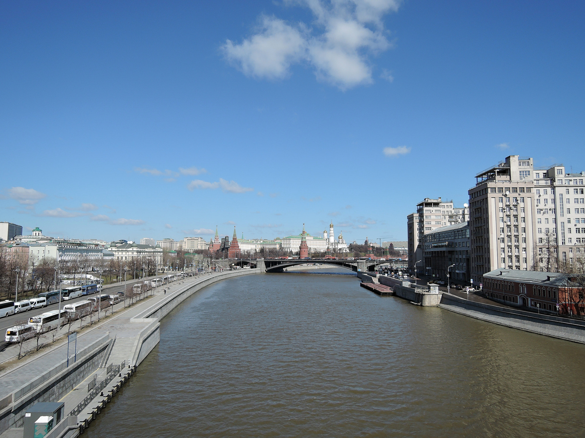Nikon Coolpix P340 sample photo. Москва-река. Вид с Патриаршего моста. photography