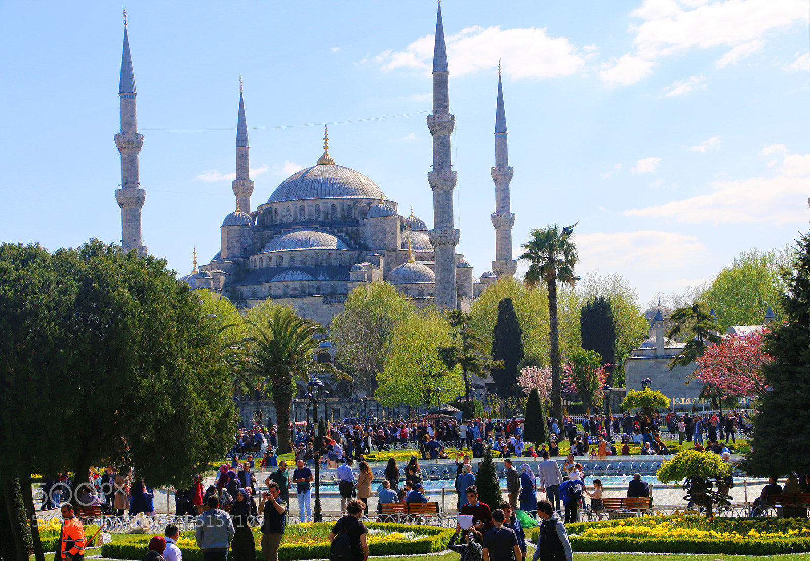 Canon EOS 70D sample photo. Blue mosque in istanbul photography