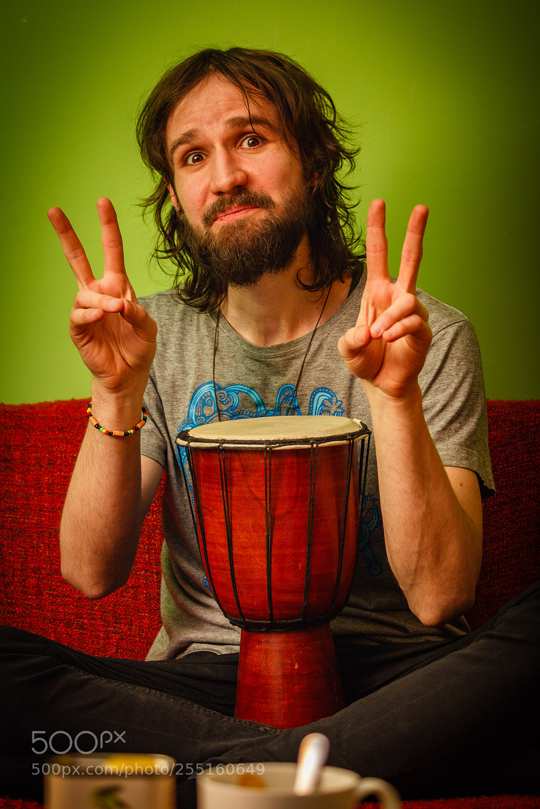 Canon EOS 600D (Rebel EOS T3i / EOS Kiss X5) sample photo. Djps as hippie musician photography