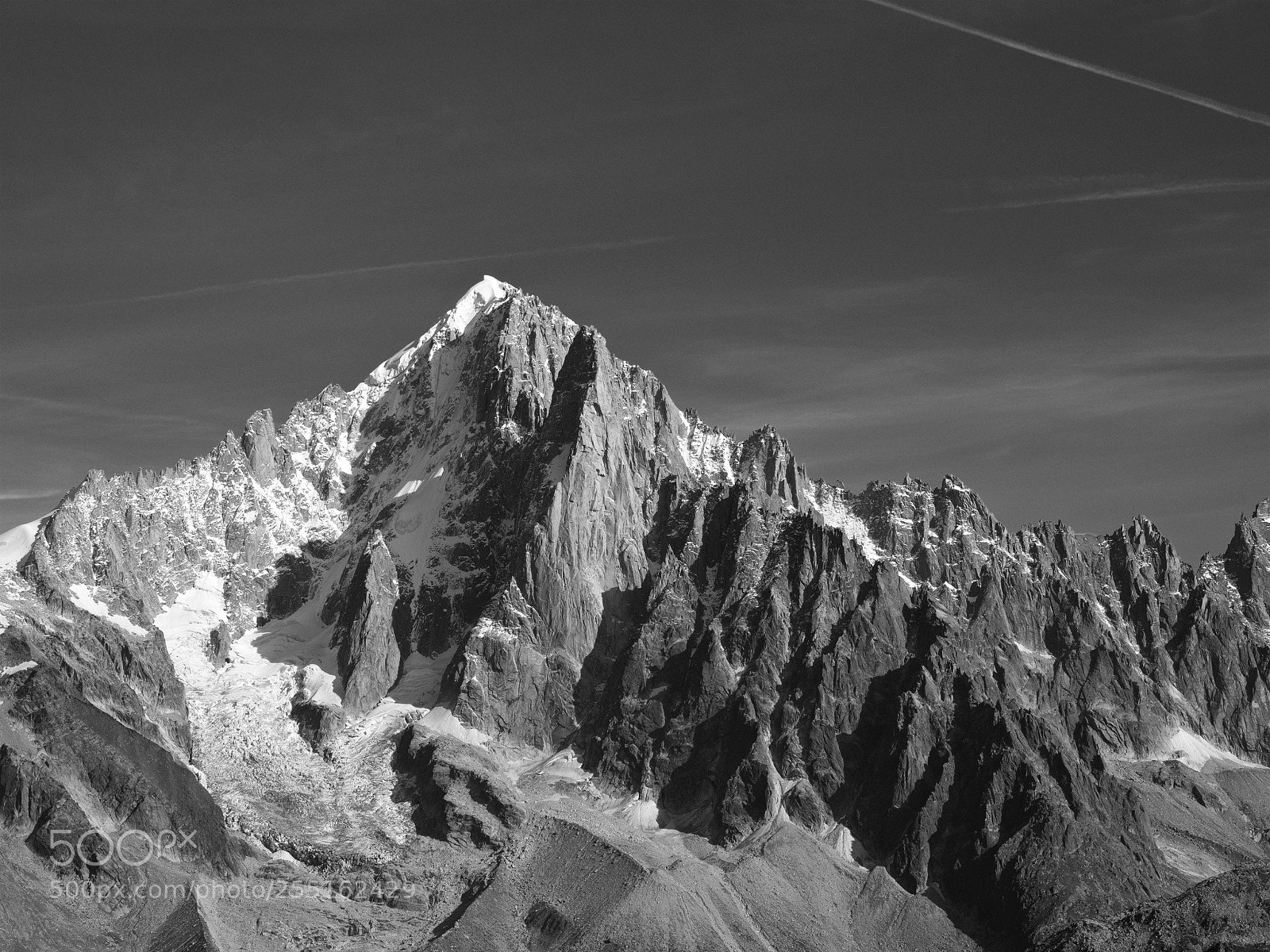 Olympus OM-D E-M5 sample photo. Aiguille verte photography