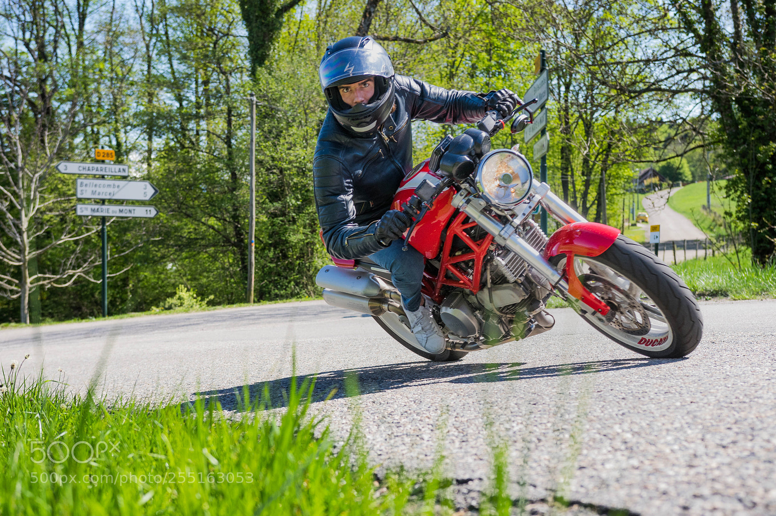 Pentax K-3 II sample photo. Ducati ride photography