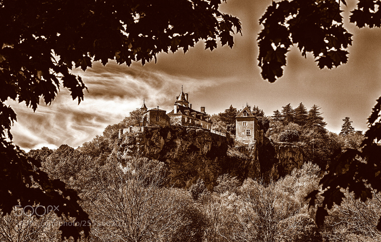 Pentax K-50 sample photo. Château périgourdin photography