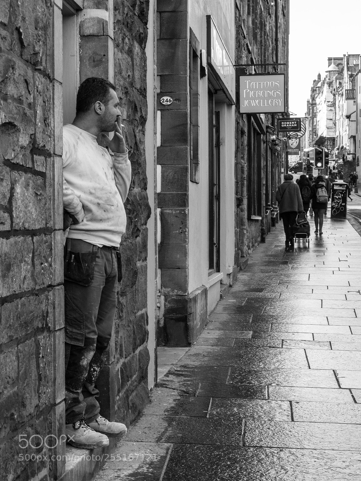Panasonic Lumix DMC-GX8 sample photo. -1803_royal mile monochrome069069.jpg photography
