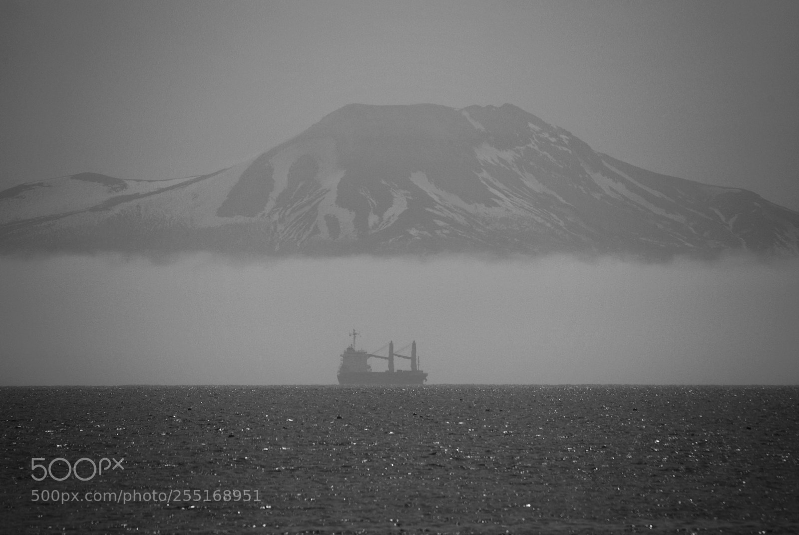 Pentax K10D sample photo. Sea fog and mt.komagatake photography
