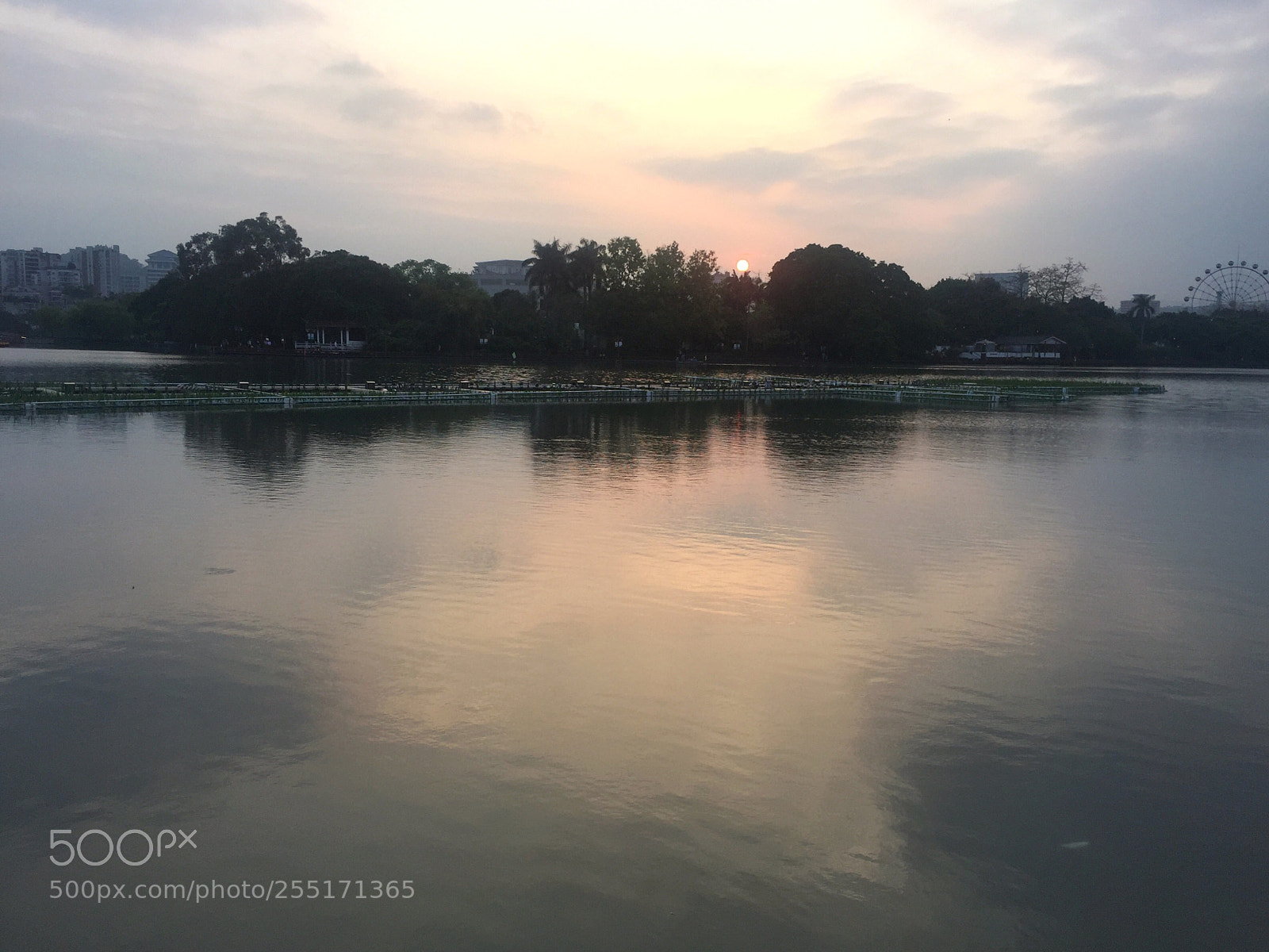 Apple iPhone 6 sample photo. Sunset at lake photography