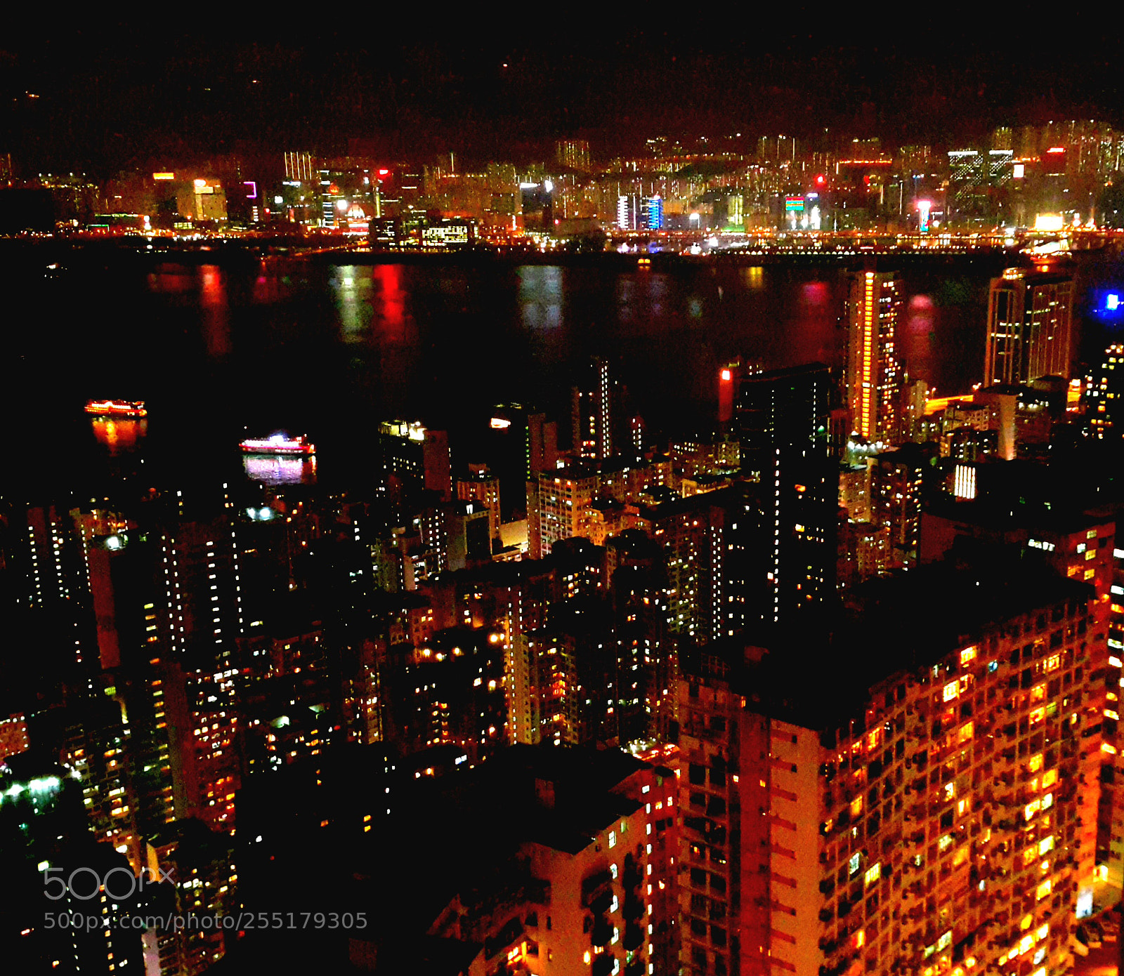 Samsung Galaxy Note4 sample photo. Harbour night view photography