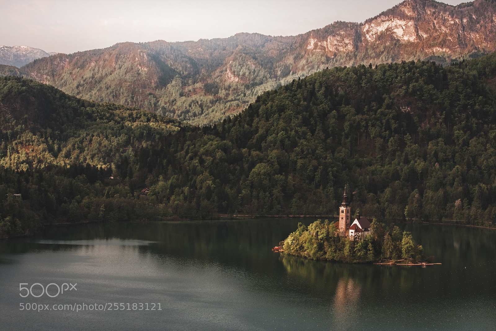 Canon EOS 40D sample photo. Panoramic bled lake photography