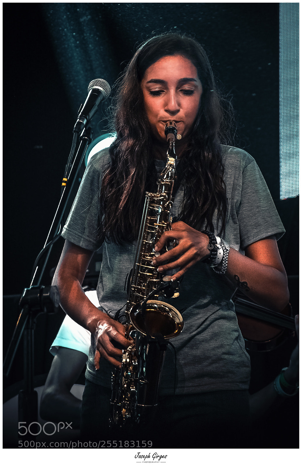 Nikon D5200 sample photo. The saxophonist photography