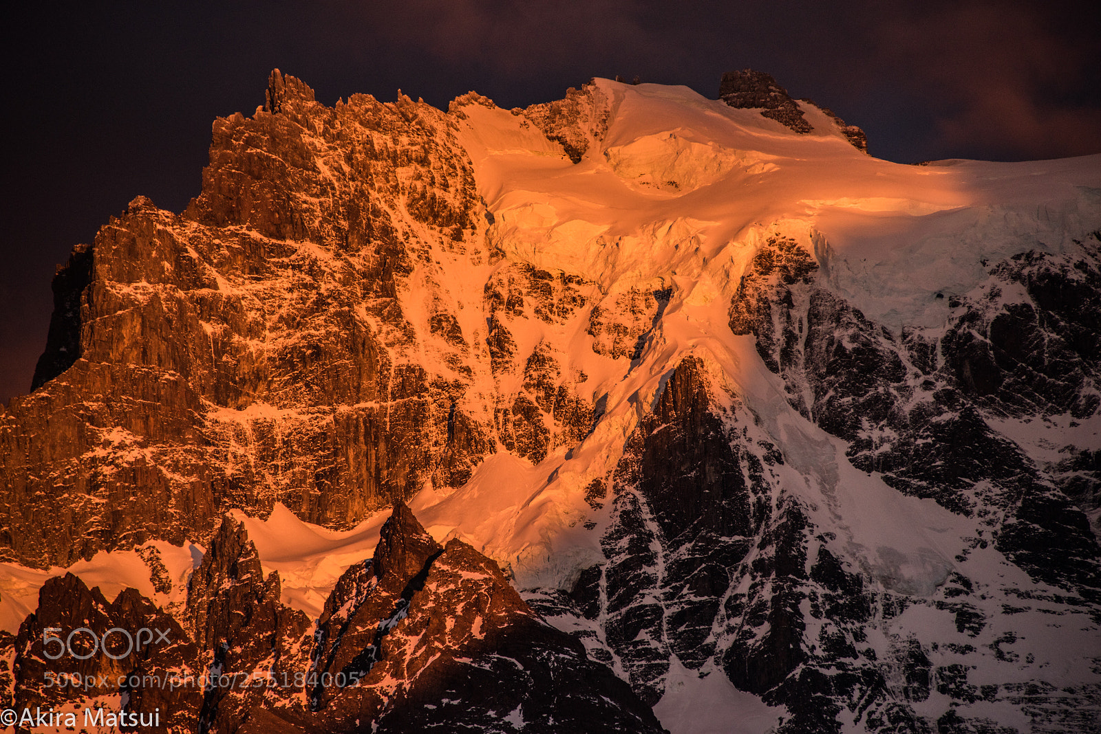 Nikon D810 sample photo. "morgenrot" in patagonia photography