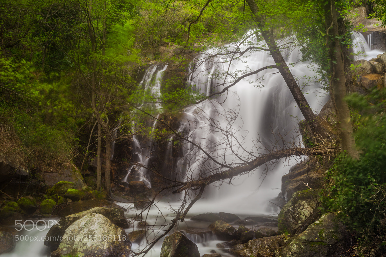Sony a7 sample photo. Waterfall in jerte photography