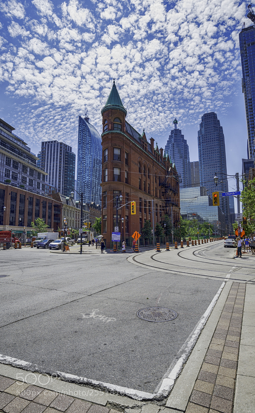 Nikon D610 sample photo. Gooderham building in toronto photography