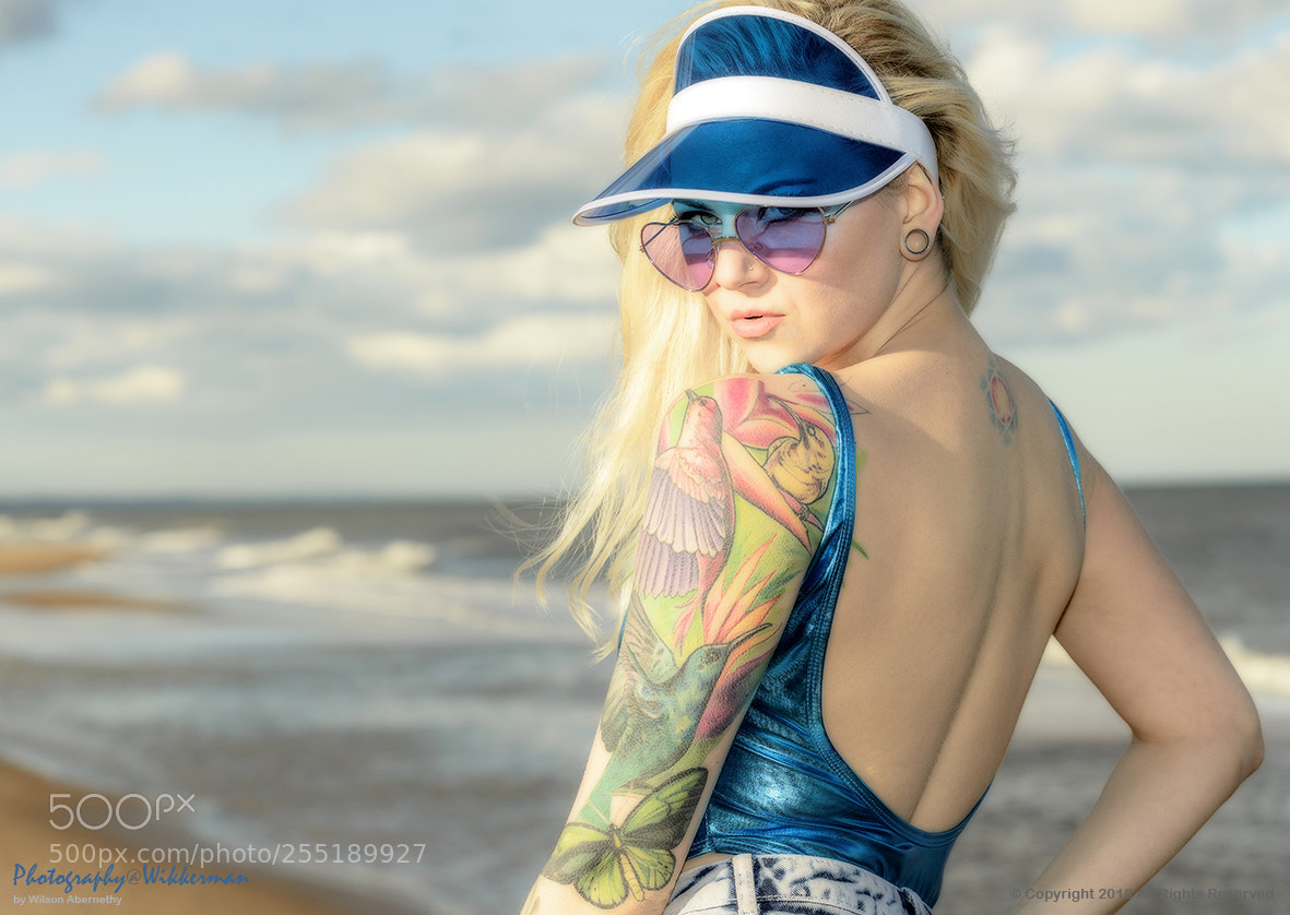 Nikon D800E sample photo. Beach girl photography