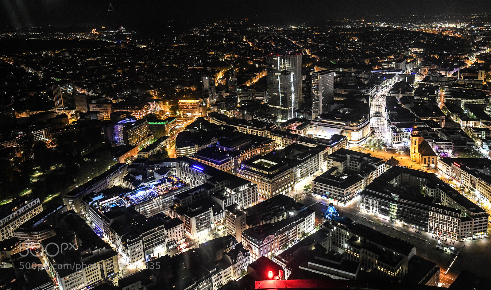 Nikon D850 sample photo. Frankfurt nightview photography