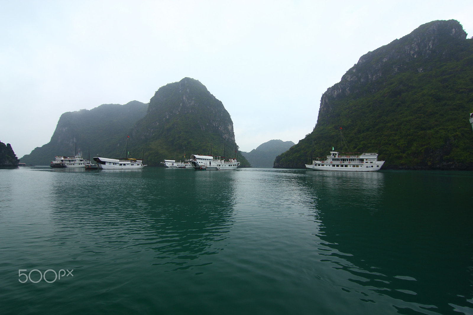 Canon EOS 550D (EOS Rebel T2i / EOS Kiss X4) sample photo. Ha long bay junk boats gathering photography