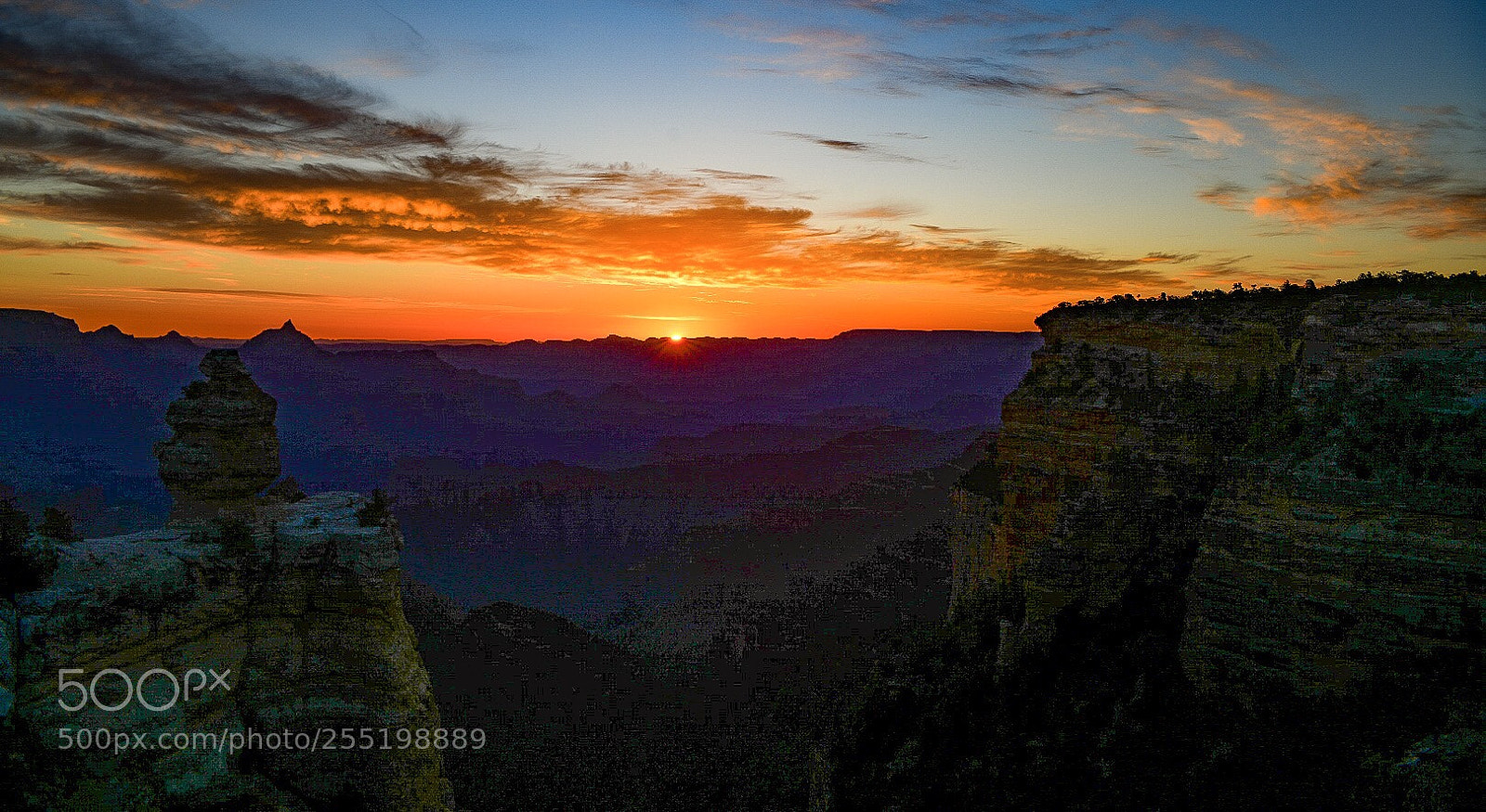 Nikon D850 sample photo. Sunrise over grand canyon photography