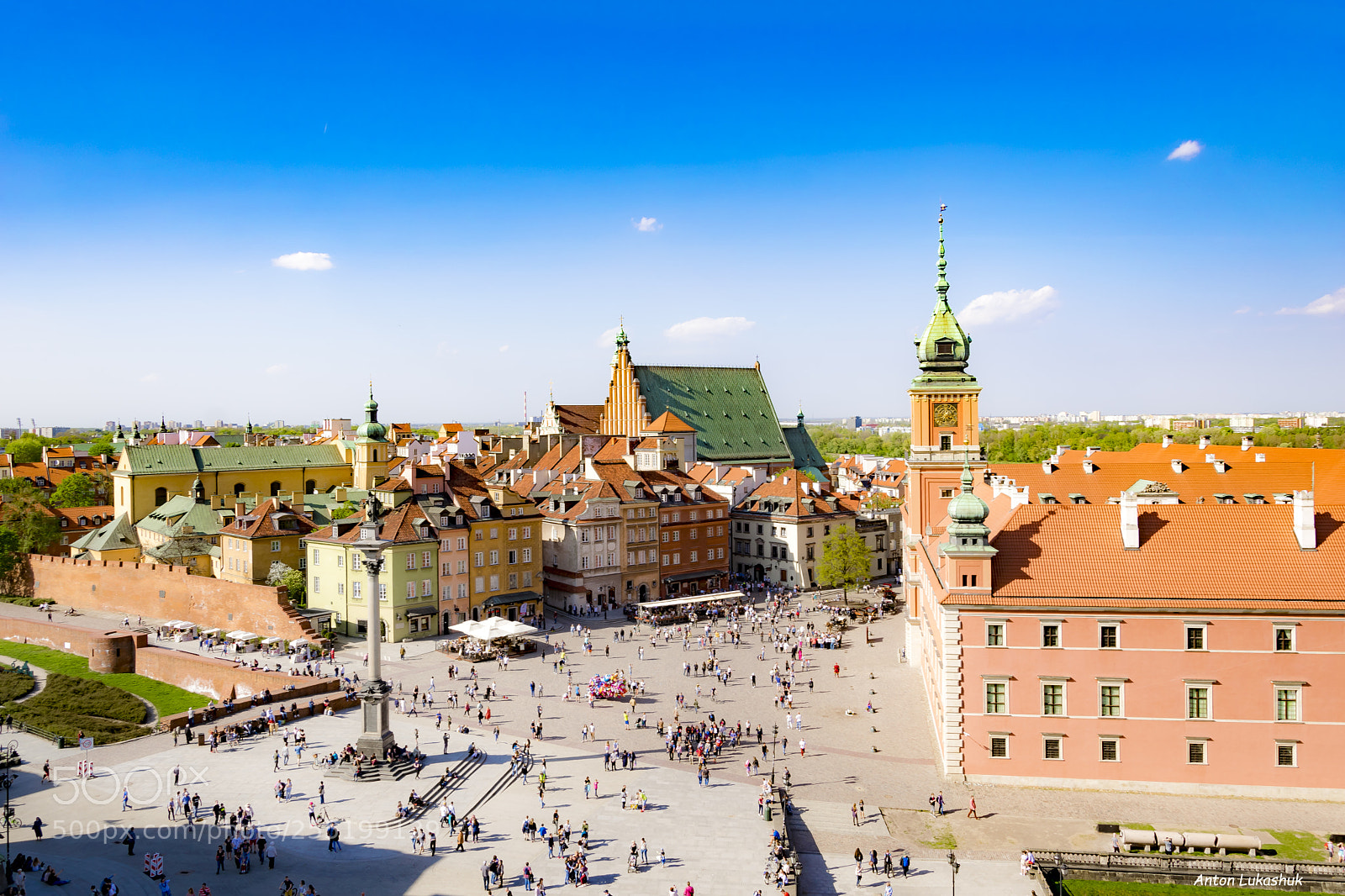 Nikon D5300 sample photo. Castle square warsaw photography