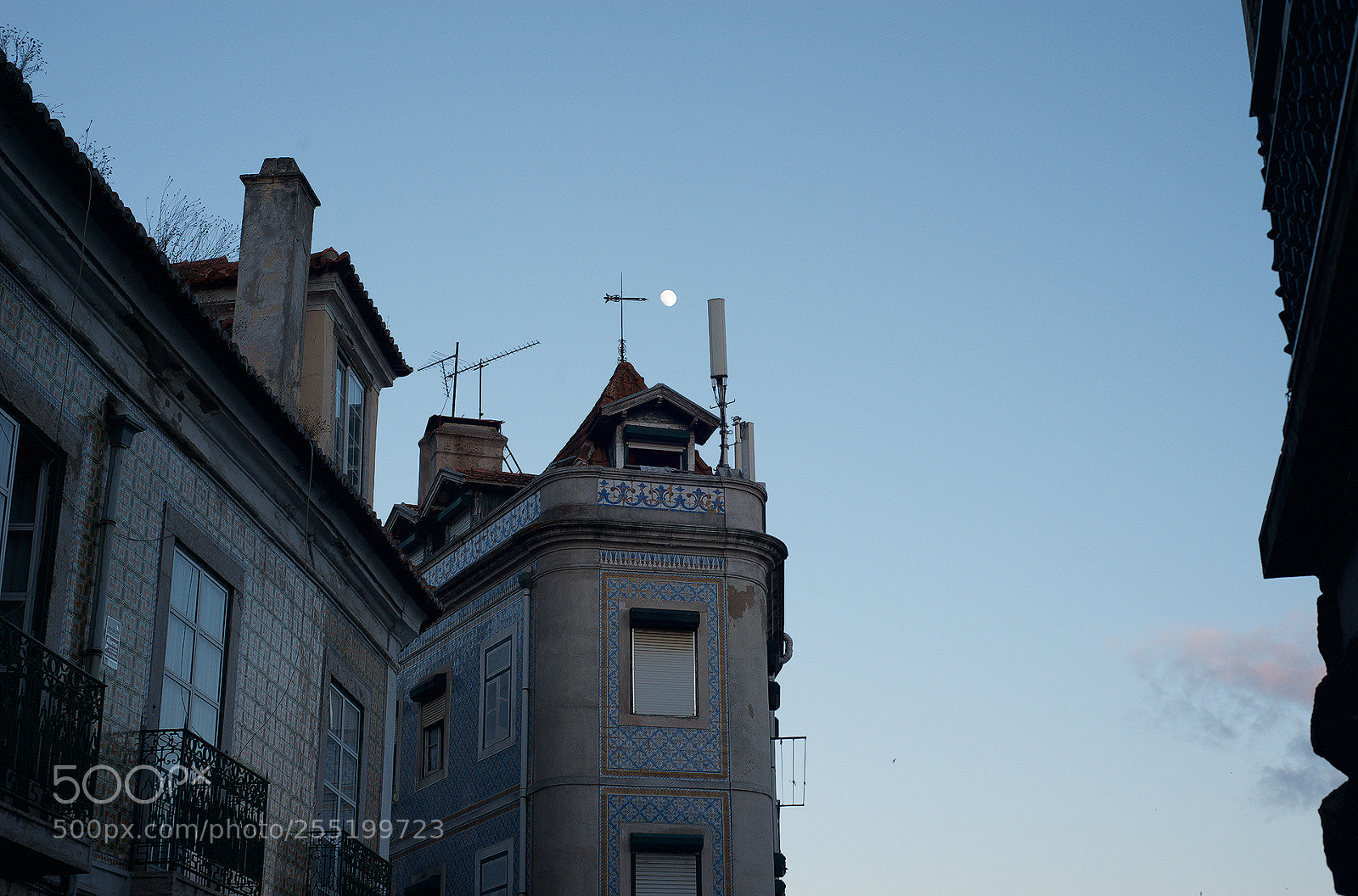 Nikon D800 sample photo. Blue hour in lisbon photography