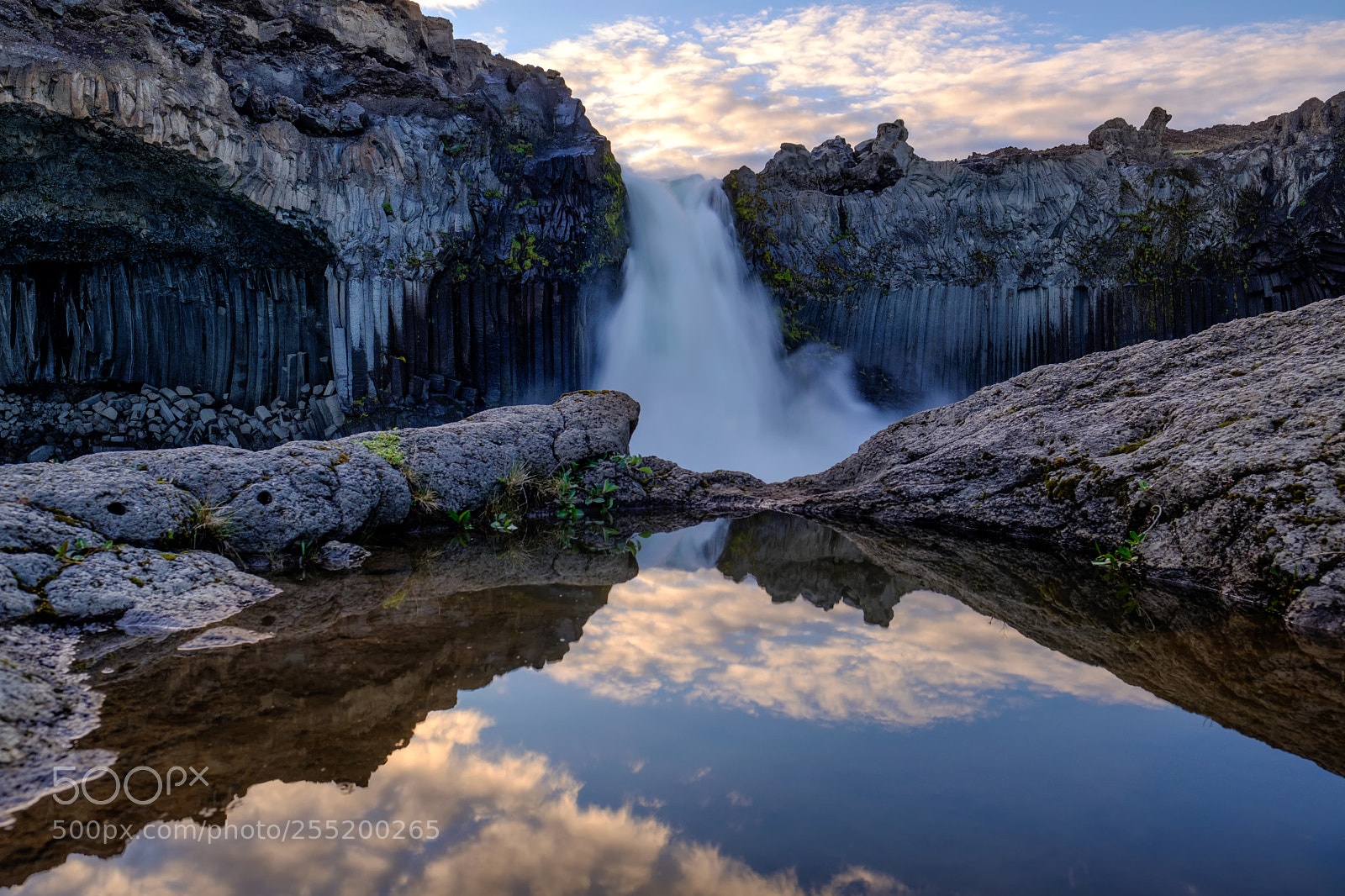 Fujifilm X-T2 sample photo. Aldeyjarfoss reflection photography
