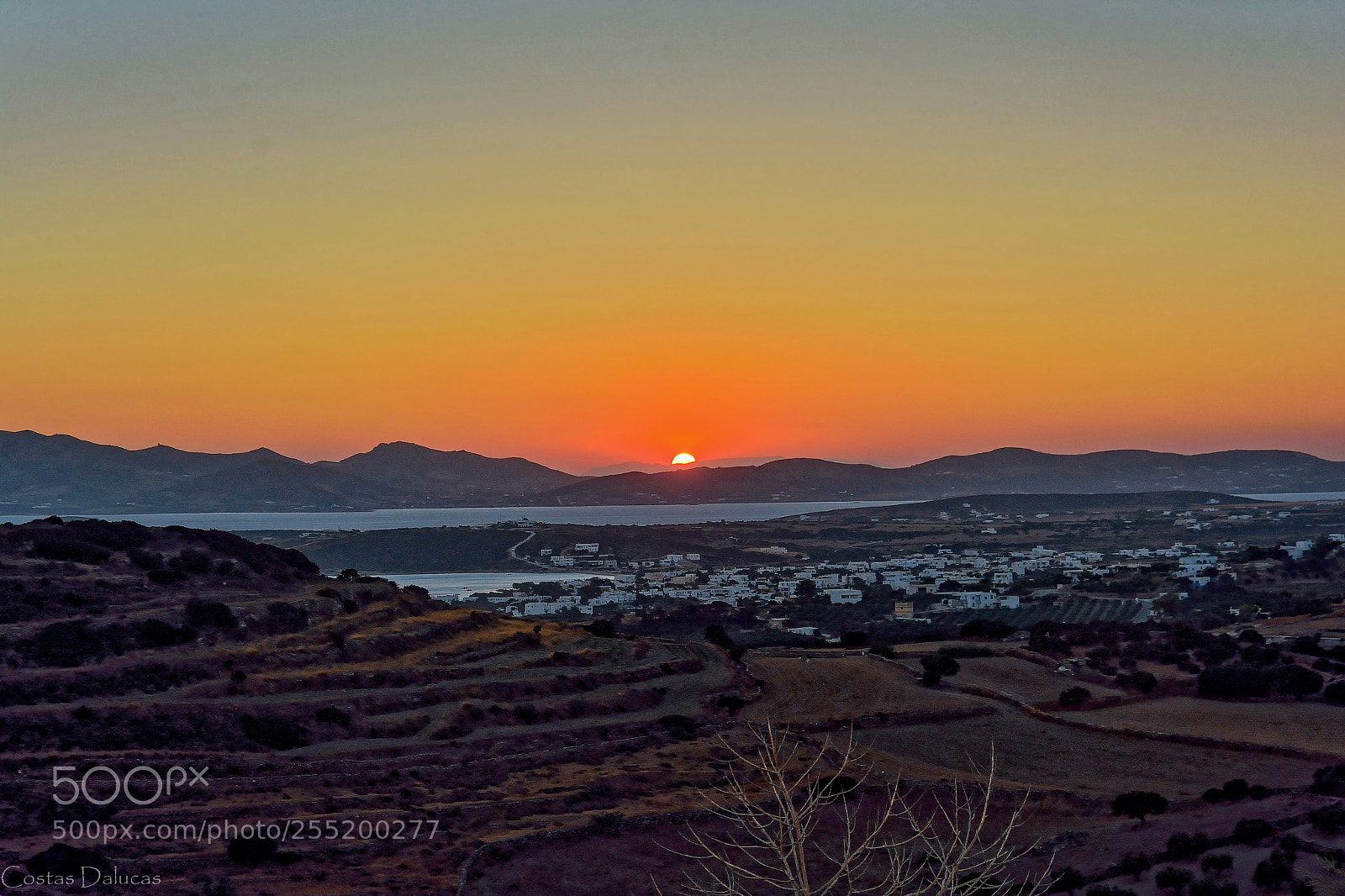 Nikon D7100 sample photo. Sunset in antiparos greece photography