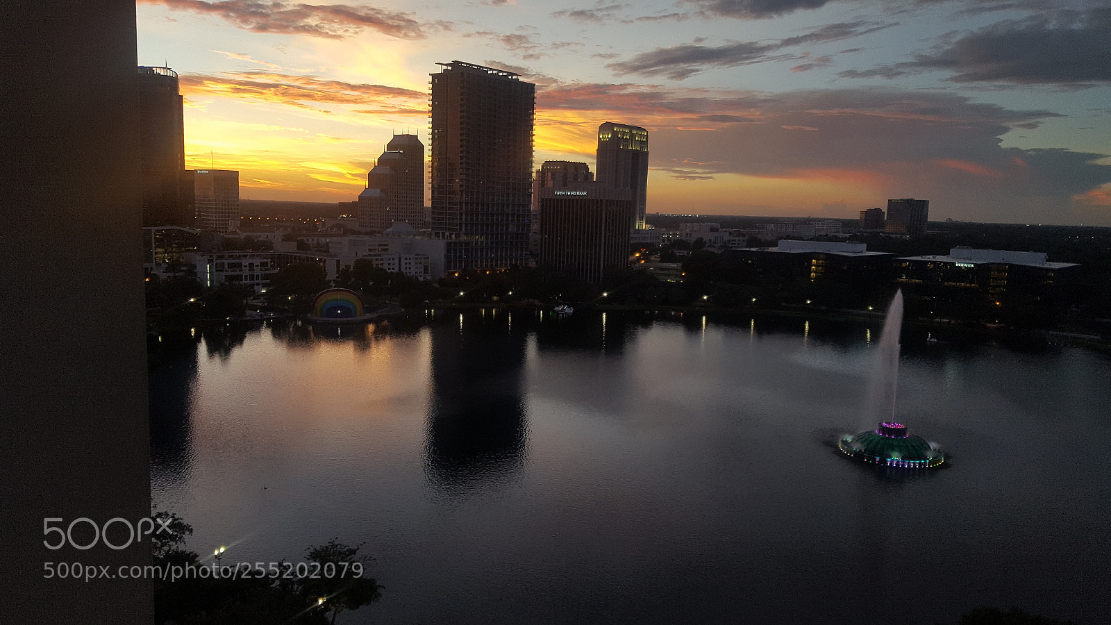 Samsung Galaxy S6 sample photo. Downtown orlando lake eola photography