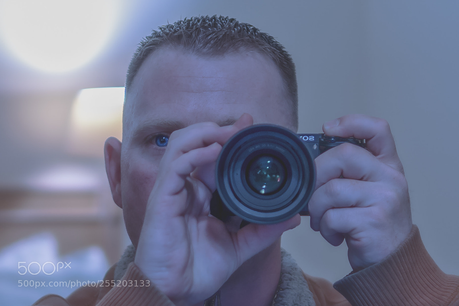 Sony a6300 sample photo. Me with camera photography