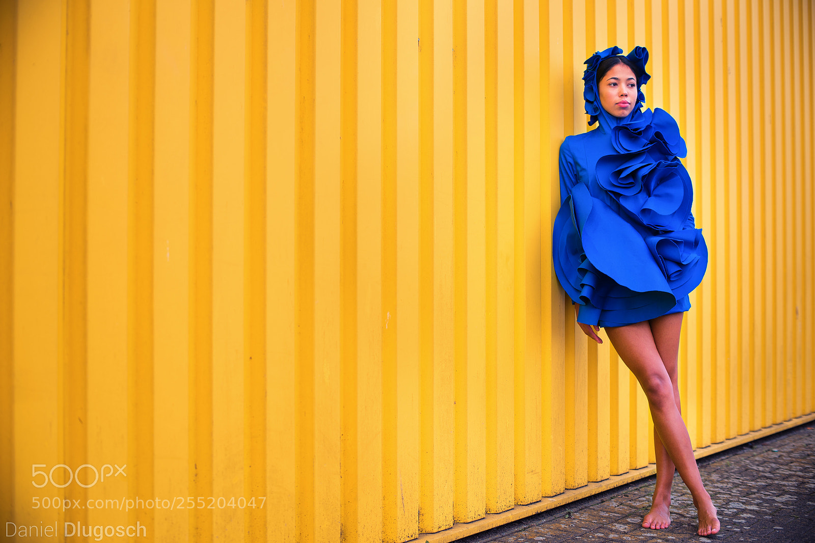 Pentax K-1 sample photo. Blue dress photography