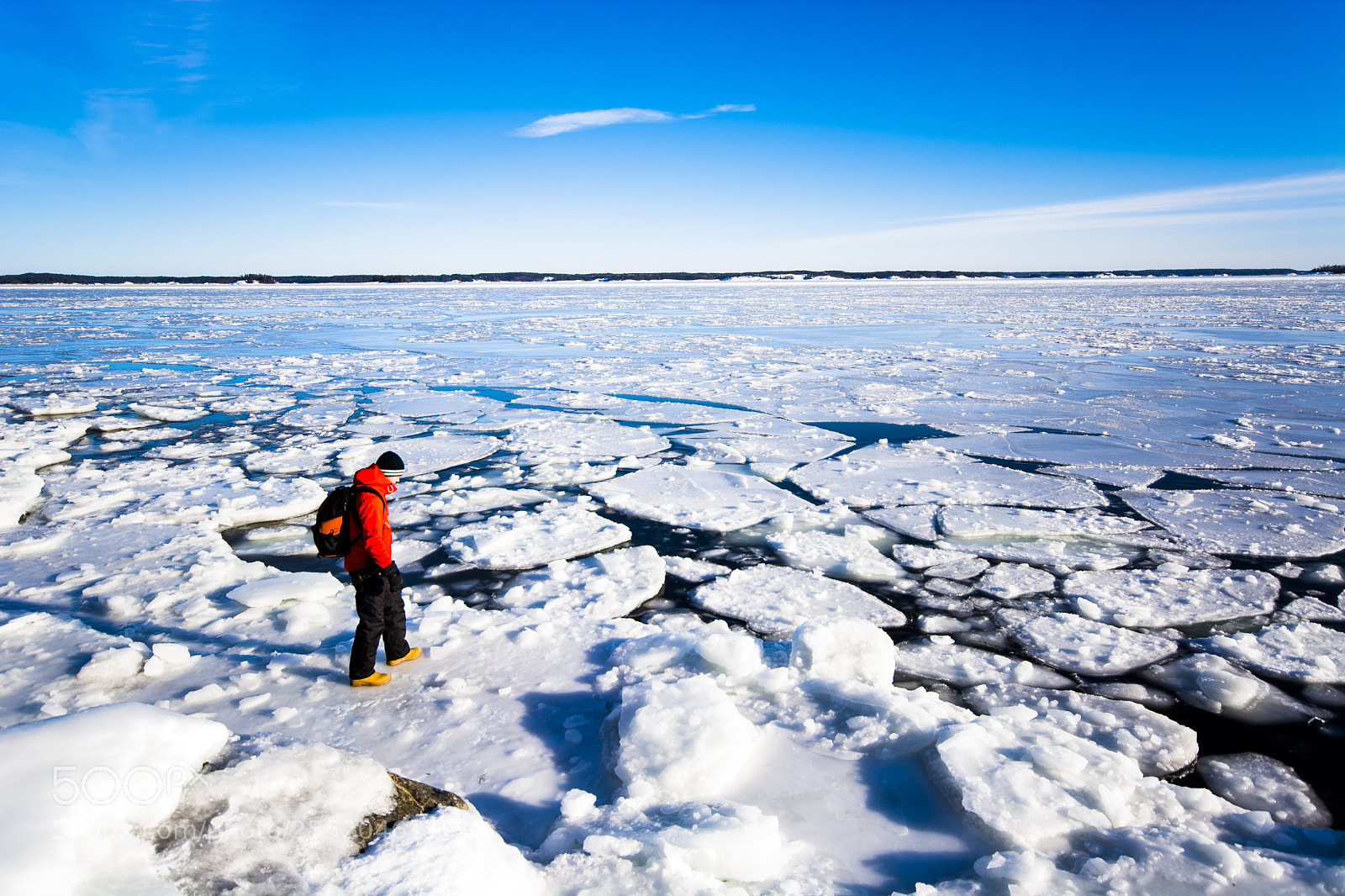 Nikon D7100 sample photo. Ice floes photography