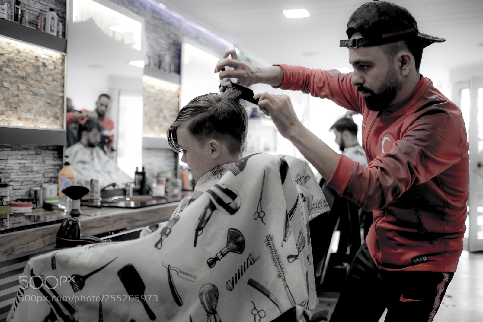 Fujifilm X-T2 sample photo. Turkish hairdresser photography