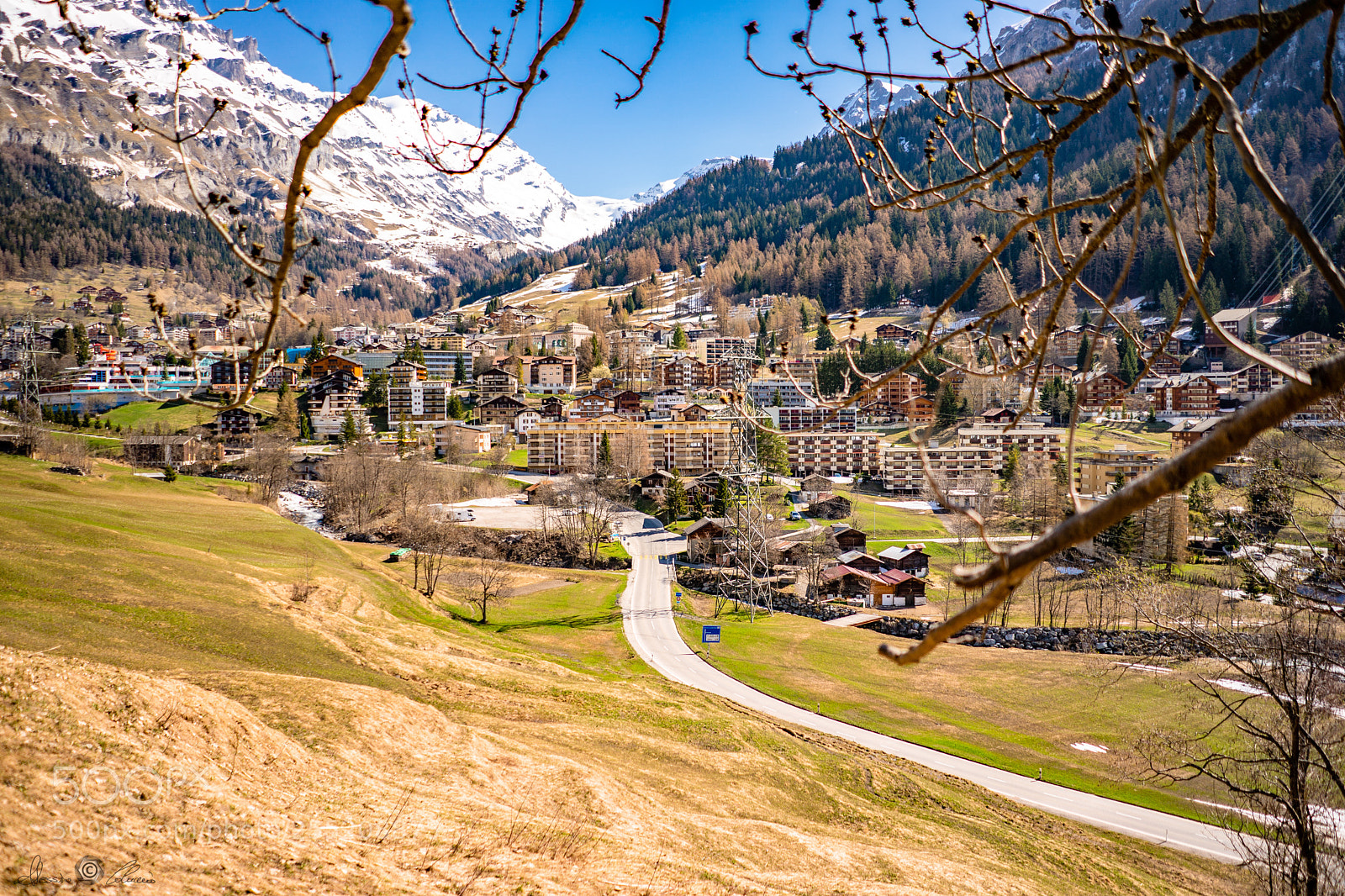 Sony a9 sample photo. Leukerbad  photography