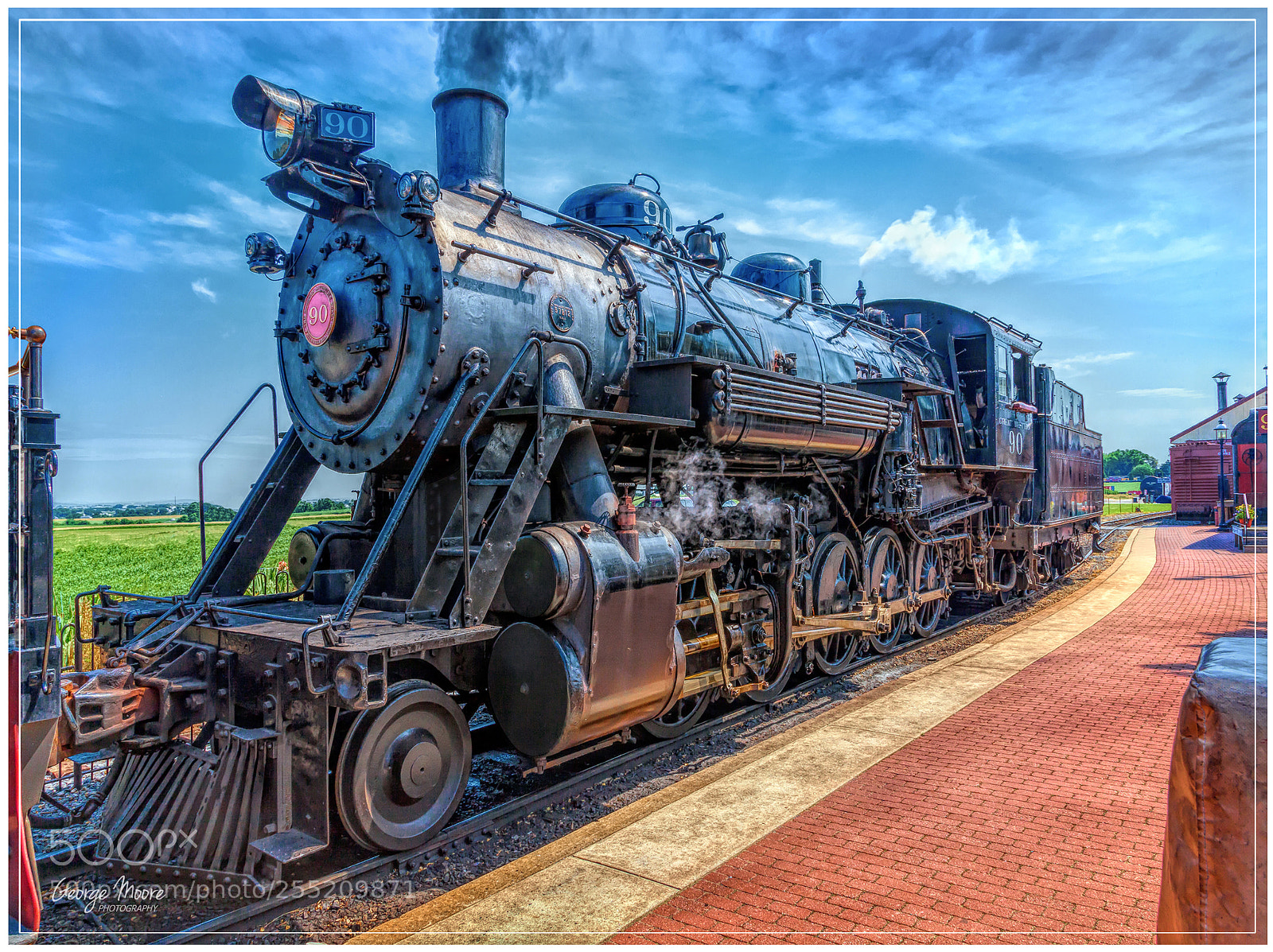 Canon EOS 5D Mark II sample photo. Engine 90 at strasburg photography