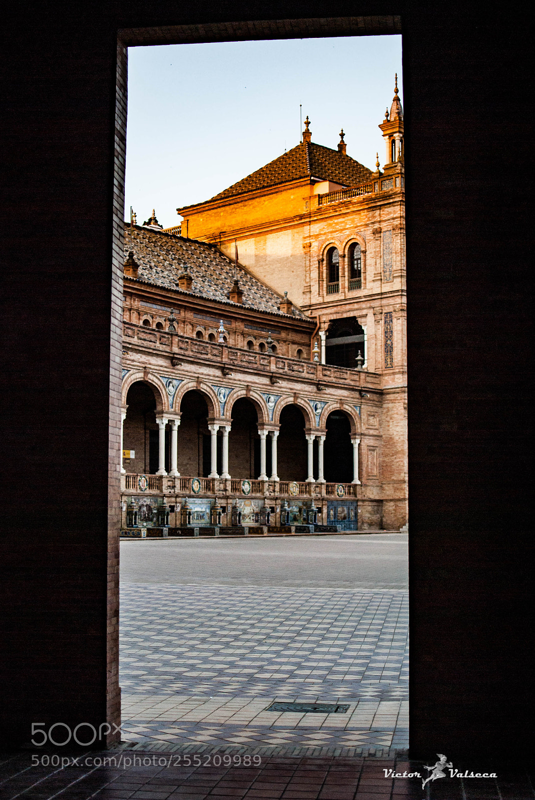 Nikon D3000 sample photo. Plaza de espa a photography